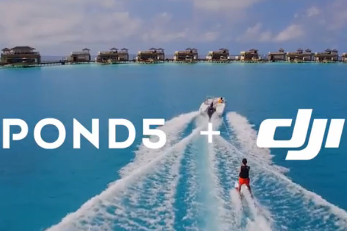 Pond5 DJI licensable aerial drone footage collection launched