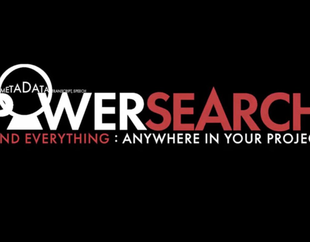PowerSearch: Intelligent search in Premiere Pro Timeline