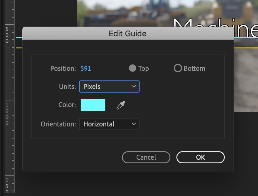 Adobe Premiere Pro Edit Guides