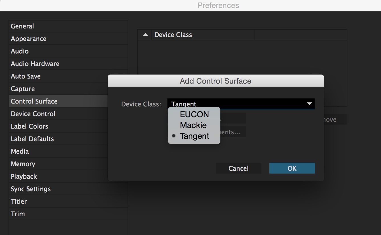 Control surface support for Tangent devices means faster color work.