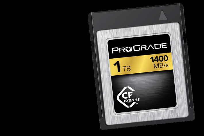 ProGrade Digital CFexpress 1TB memory card speeds up to 1400MB/s