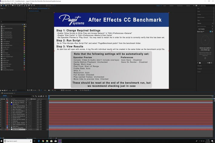 Test your PC or Mac for an optimal After Effects workflow