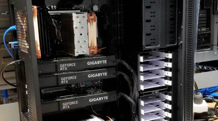 Puget Systems has a new workstation with 3 NVIDIA RTX 3090 GPUs