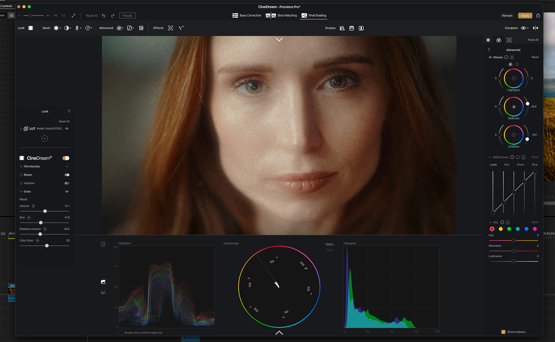 Grade More Intuitively With CineDream 26