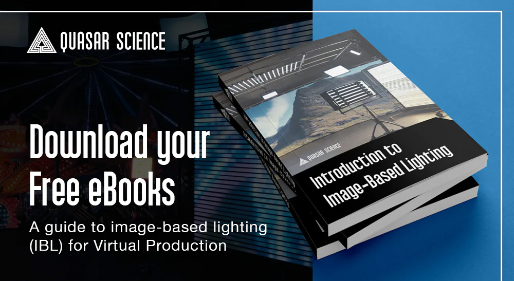 Quasar Science releases free eBooks about Virtual Production lighting 