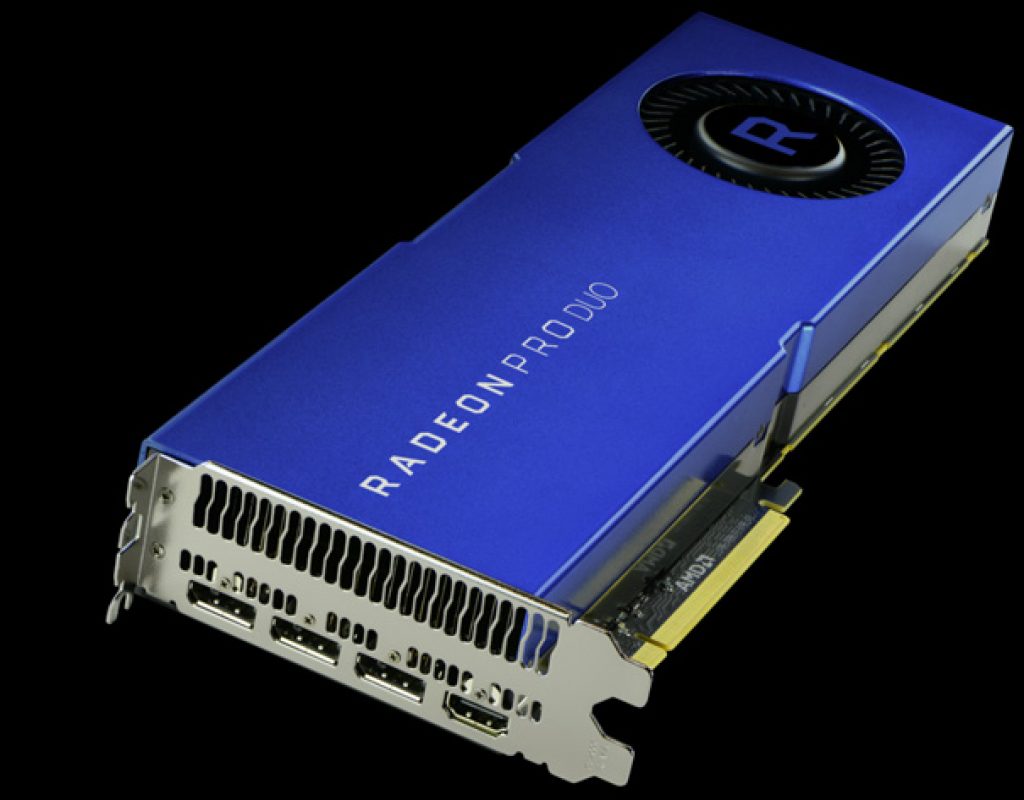 Radeon Pro Duo for professional VR content creation