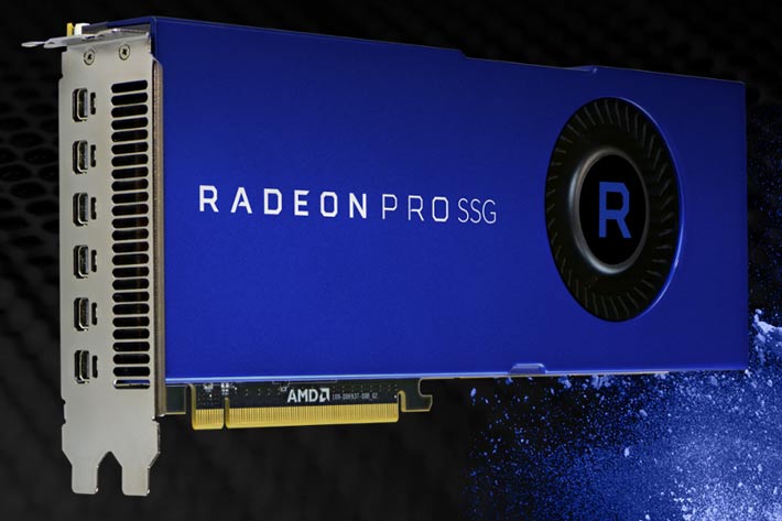 AMD Radeon Pro SSG graphics accelerates 4K and 8K workflows