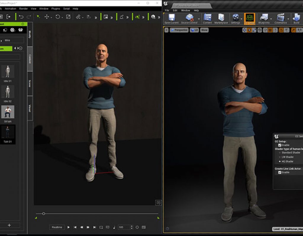 Reallusion: a new 3D Game Character Creation and animation pipeline