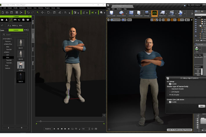 Reallusion plug-in for Unreal Engine makes character animation easier 13