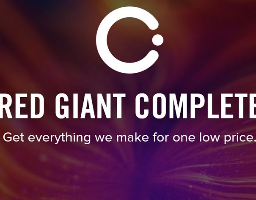 Red Giant Complete now completely FREE for educational use