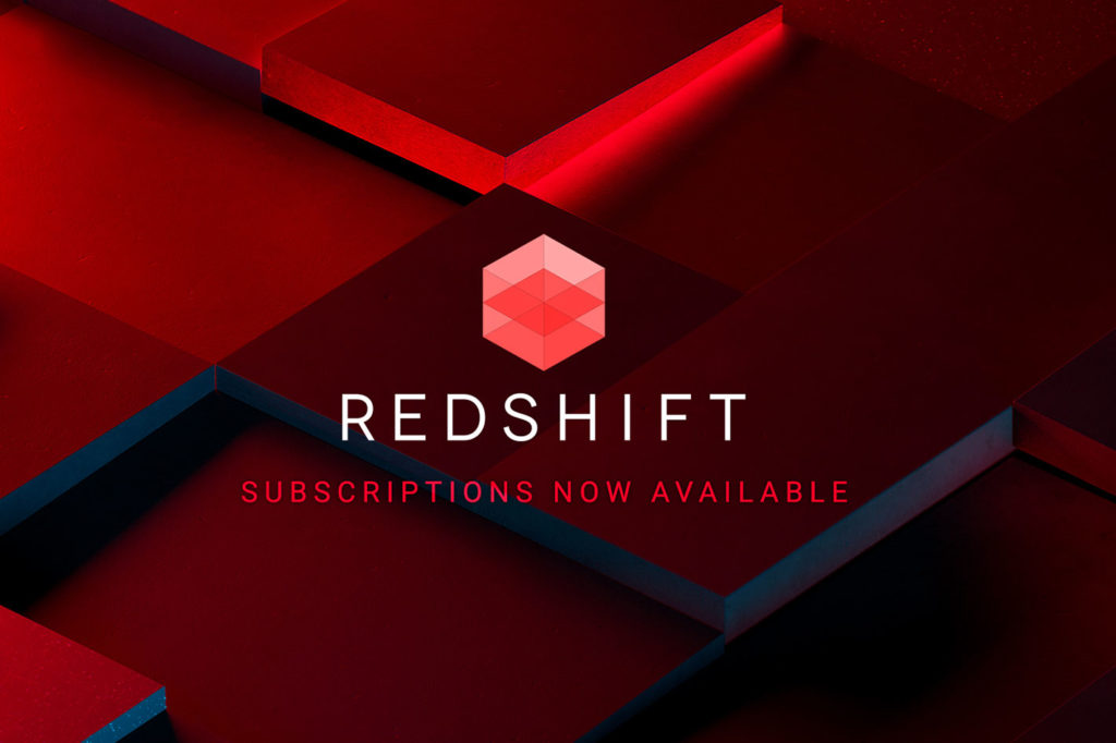 Maxon’s Redshift now available as subscription