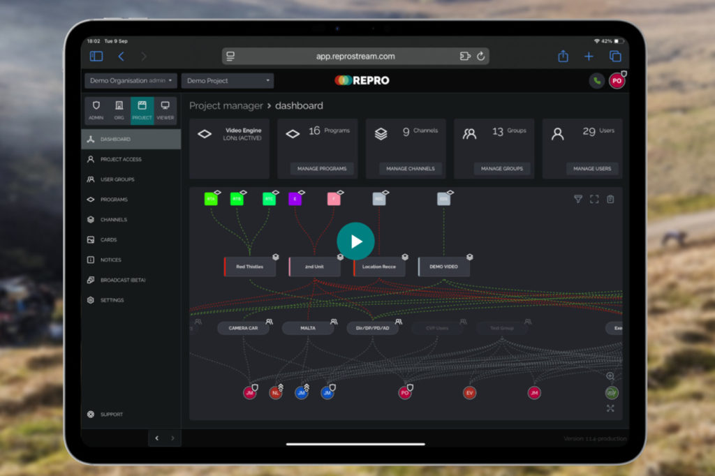 RePro Stream gets new on-set and signal monitoring integrations