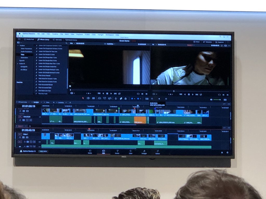 Random thoughts from the Blackmagic NAB 2018 press conference 1