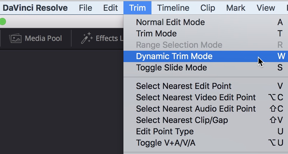 My top 5 features in DaVinci Resolve 15 plus an interview with Blackmagic's Director of Sales Operations 2 DaVinci Resolve dynamic trim mode