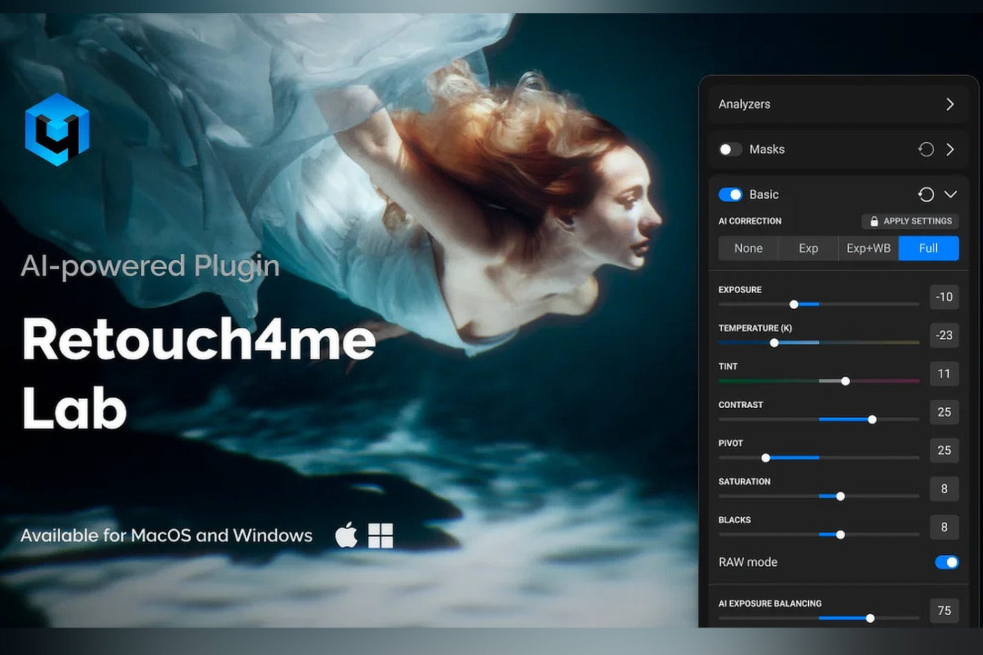 Retouch4me Lab: AI color correction for a whole shoot