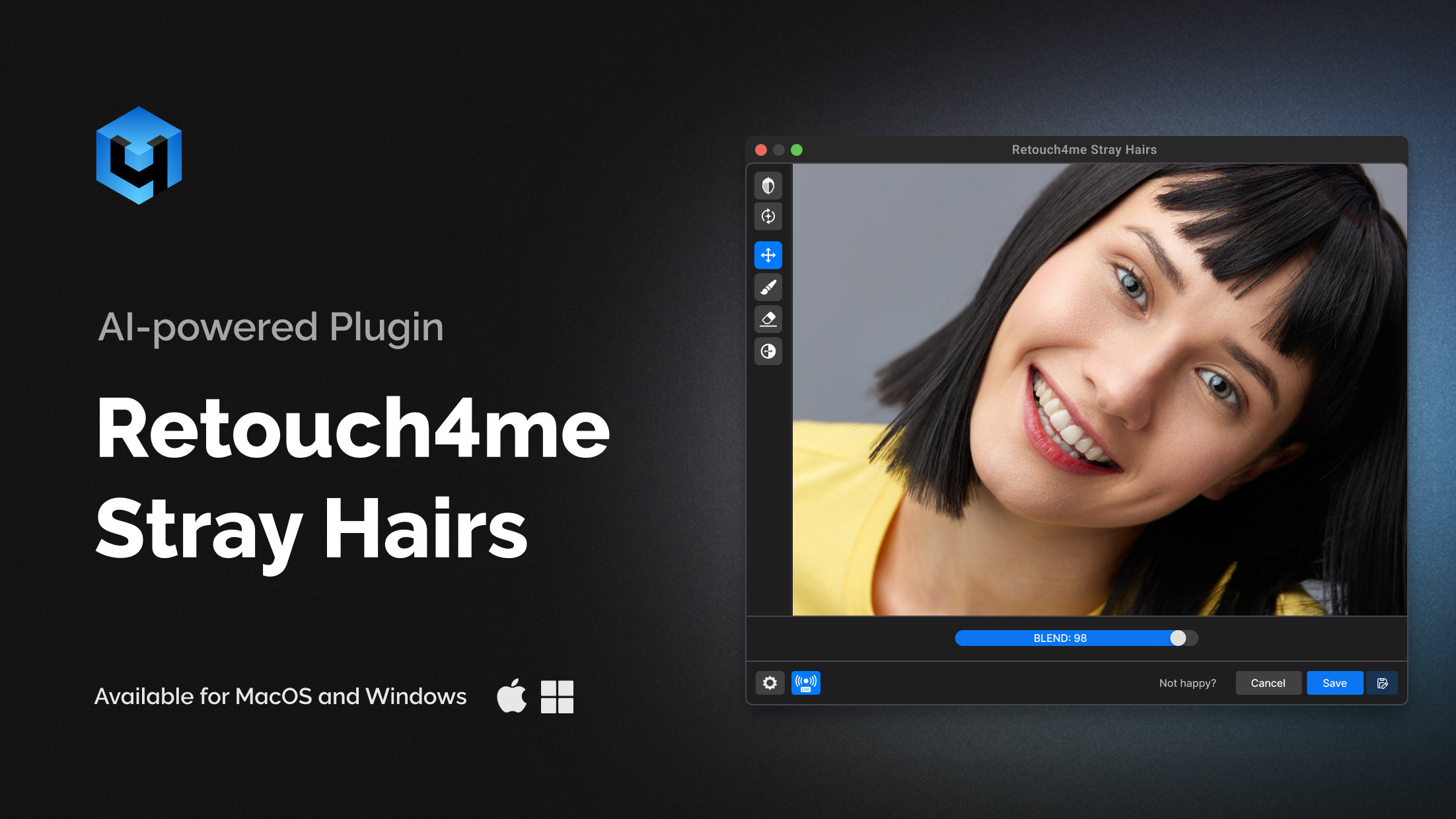 New Retouch4me plugin eliminates stray hair retouching