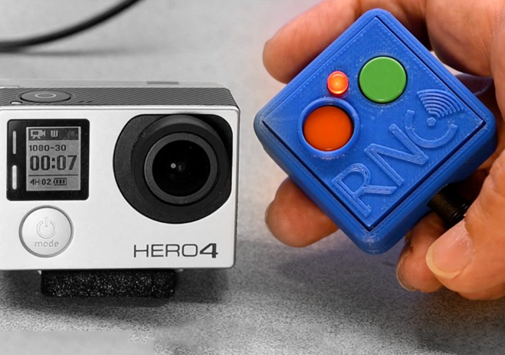 A remote control for GoPro Hero 4