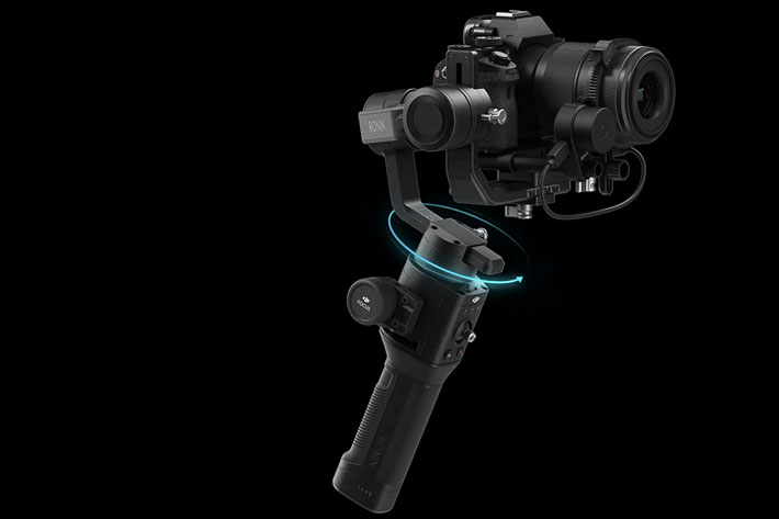 Ronin-SC: a lightweight single-handed 3-axis gimbal for mirrorless