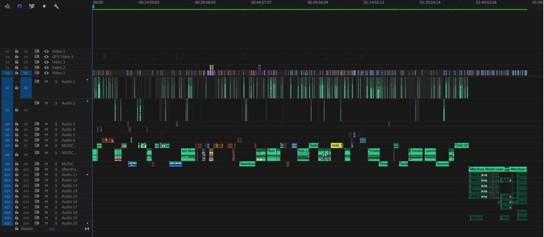 How I edited a complex feature documentary with in Adobe Premiere Pro with no crashes 1