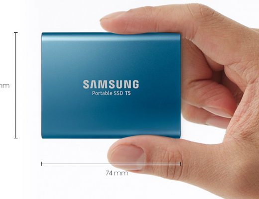 Samsung SSD T5 fits in your pocket