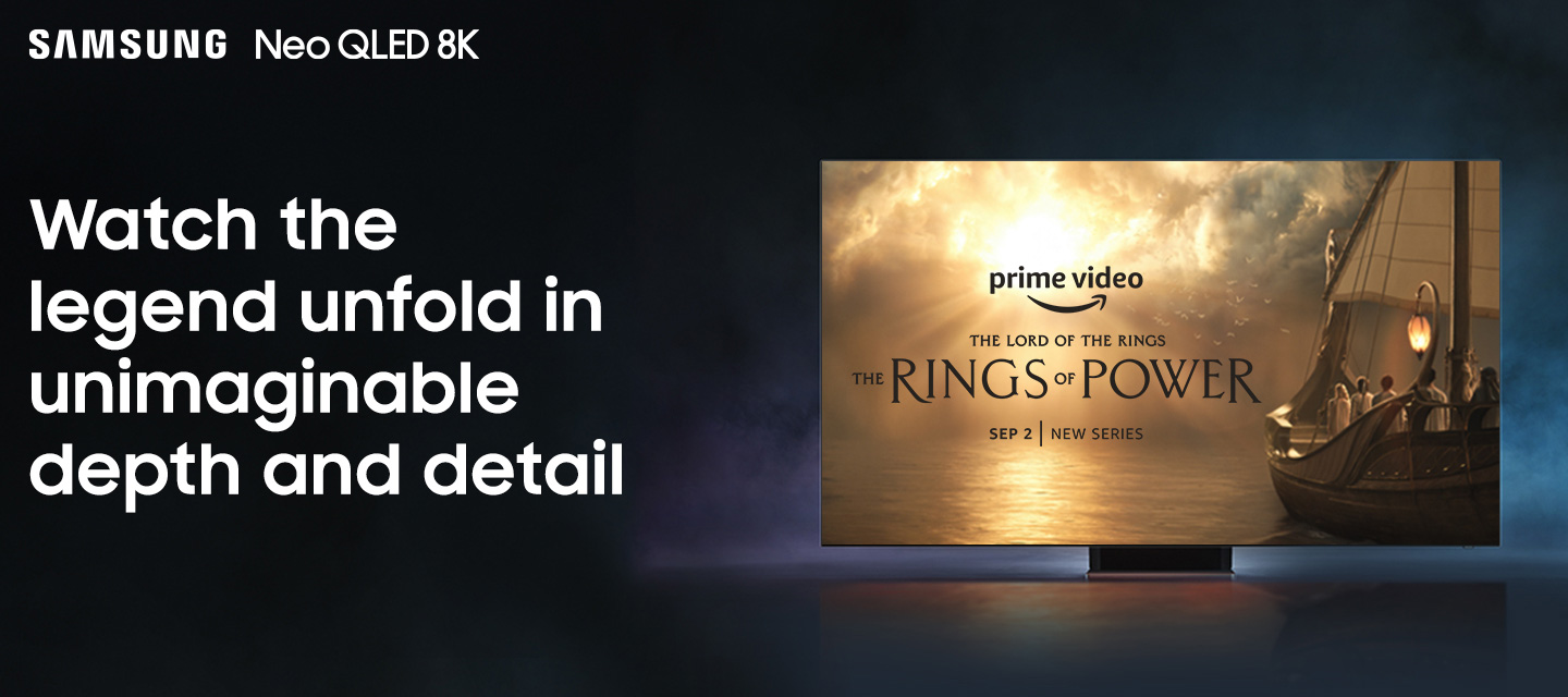 Watch a sneak peek of The Lord of the Rings: The Rings of Power in 8K