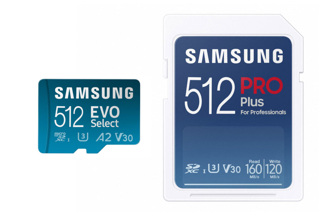 Samsung PRO Plus and EVO Plus: new memory cards for videographers
