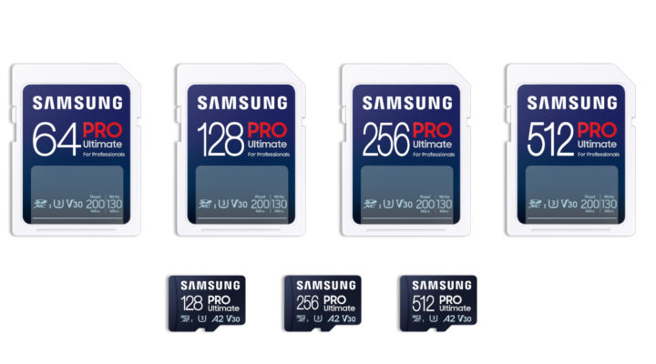Samsung unveils new PRO Ultimate memory cards