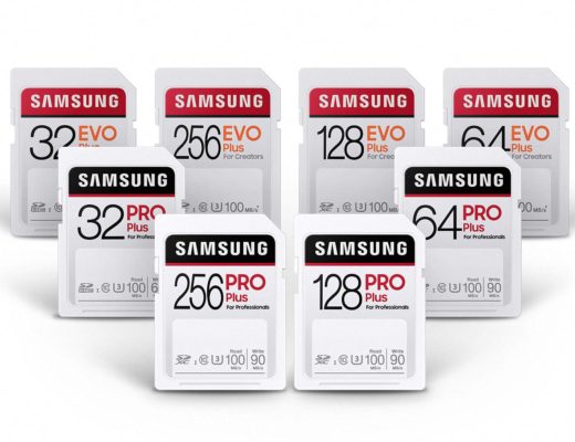 Samsung PRO Plus and EVO Plus SD cards for creators