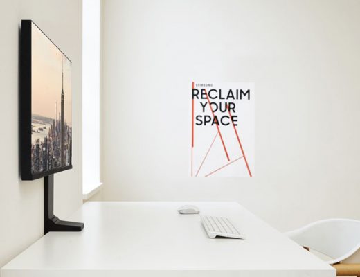 Samsung Space Monitor at CES 2019: saving space on your desktop