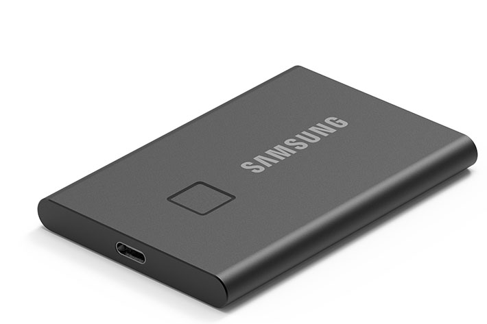 Samsung SSD T7 Touch: new portable storage with fingerprint protection