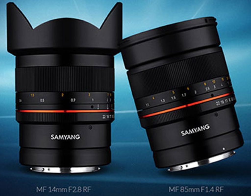 Samyang has two Canon RF lenses with manual focus