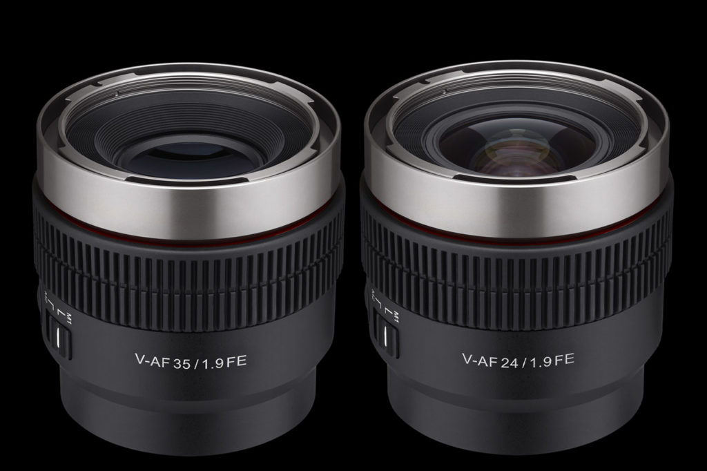 Samyang introduces two new V-AF lenses for Sony E-mount