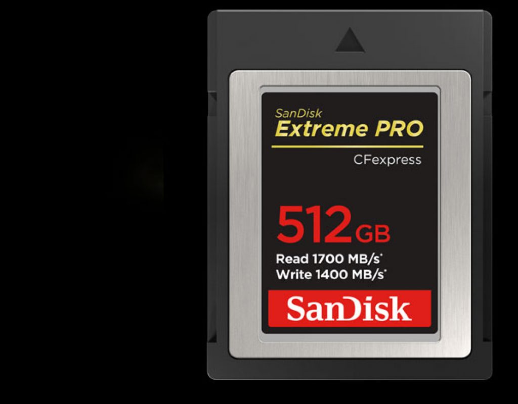SanDisk unveils PRO CFexpress Card Type B with NVMe technology