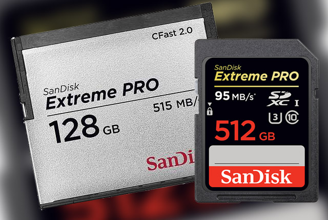 SanDisk: Upgraded CFast 2.0 and New 512 GB SD by Jose Antunes 