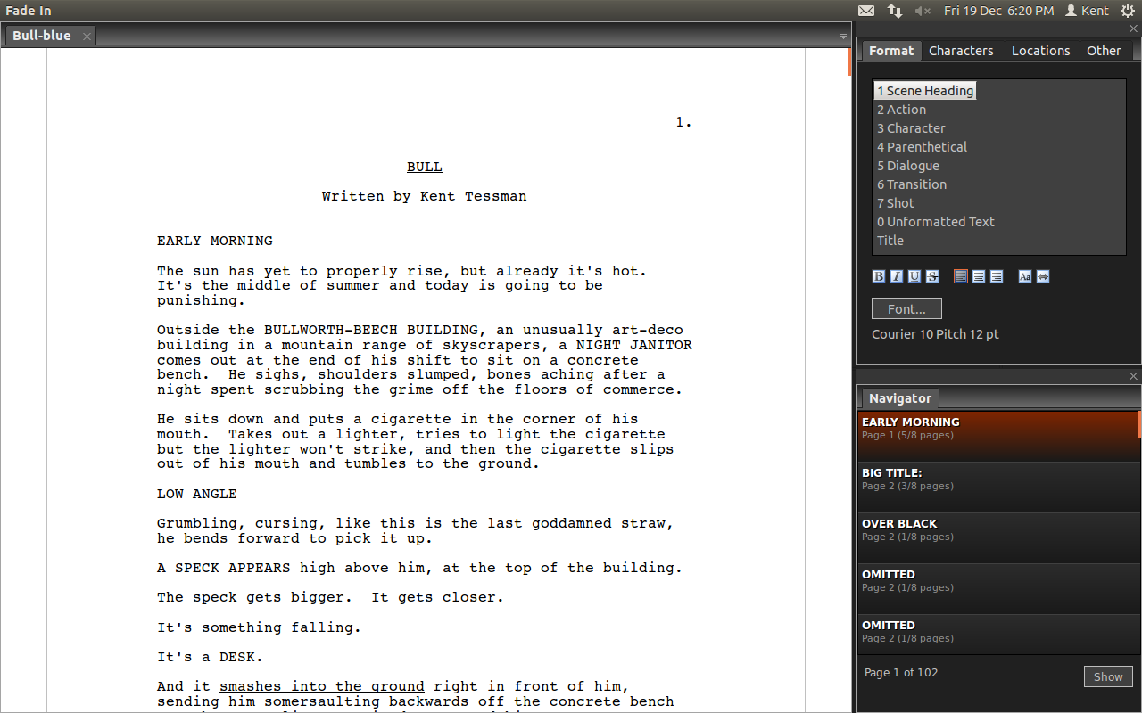 Fade In Pro: Screenwriting's best kept secret 2