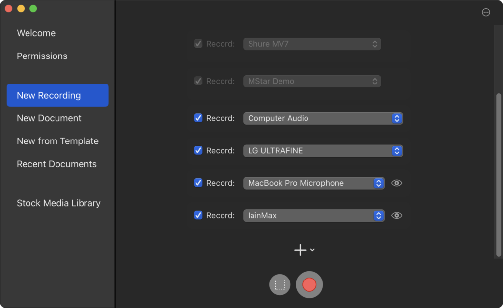 Techniques for Recording Screens 5