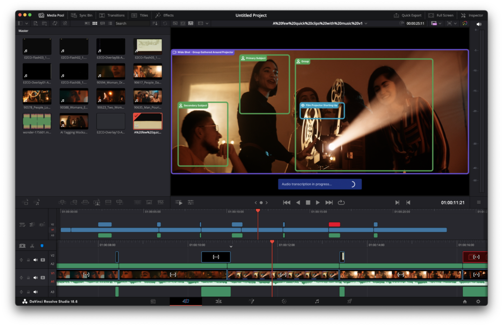 Sequence: video editing in the cloud 7