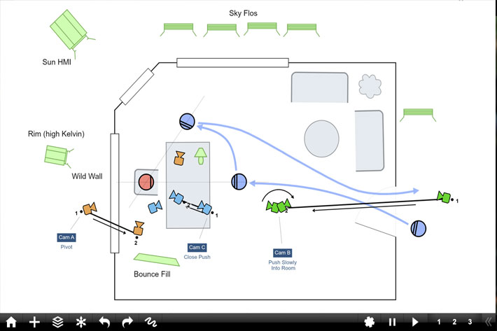 Shot Designer, the scene planning tool for iOS, Android, Mac and PC