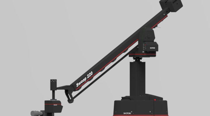 Shotoku Swoop robotic cranes debut at IBC2025