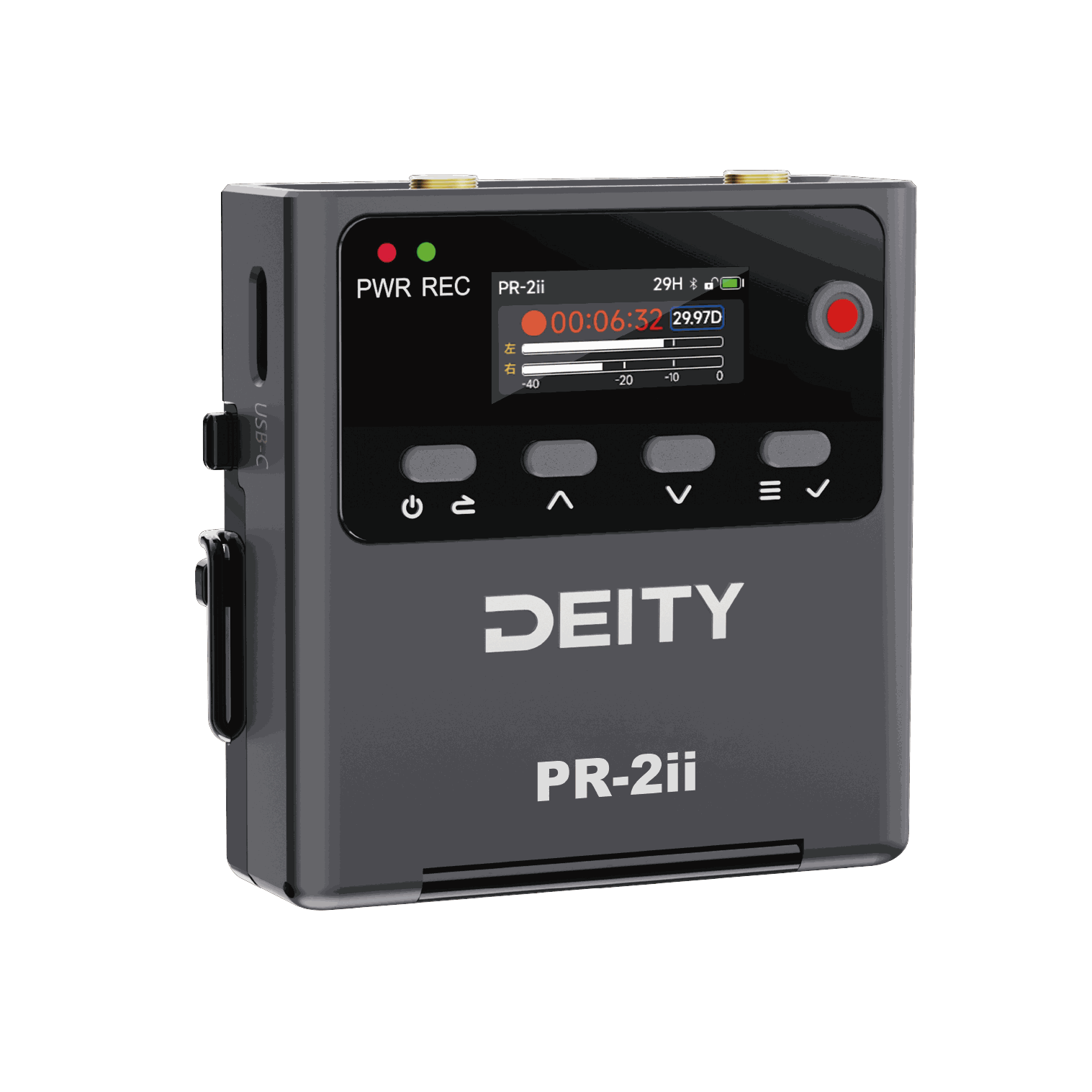 Deity PR-2ii wearable recorder protected audio