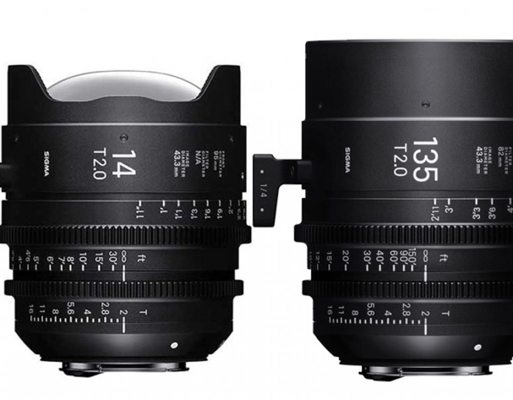 Sigma’s 14 and 135mm CINE lenses now available