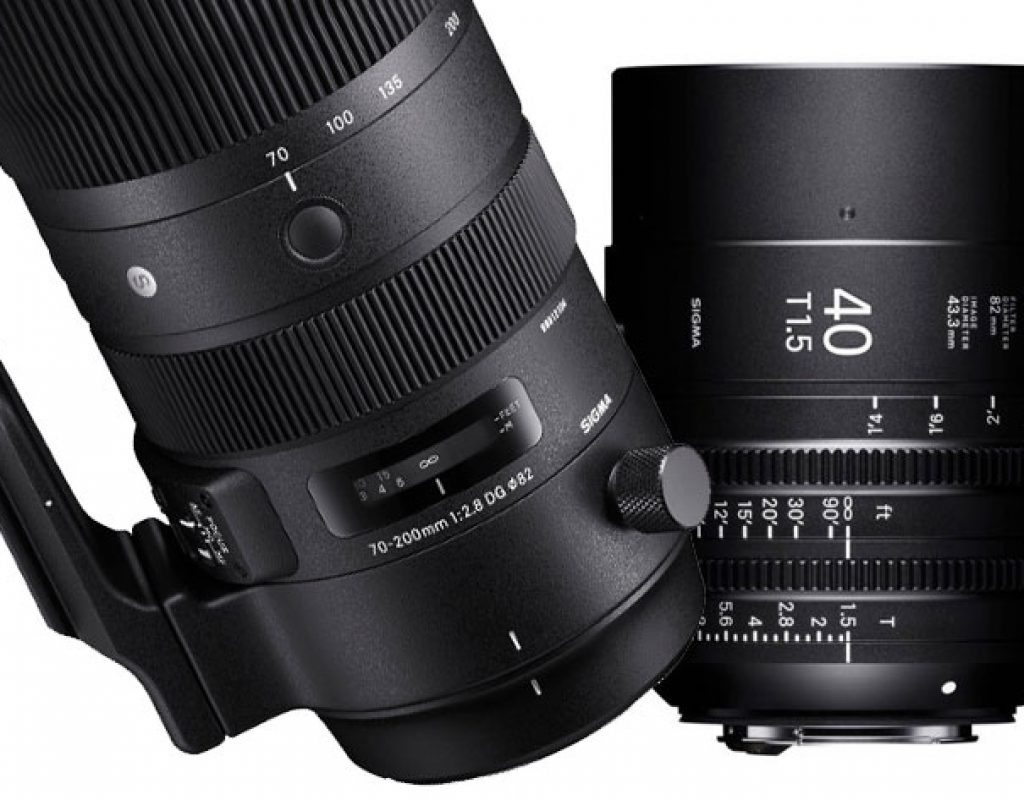 Sigma lenses for Christmas: Cine 40mm T1.5 and 70-200mm F2.8 Sports
