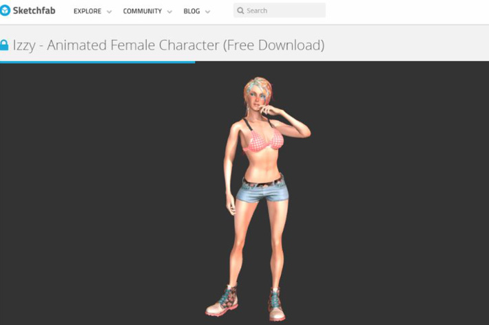 Character Creator now connects to Sketchfab