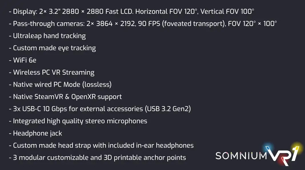 Somnium VR1 Headset DevKit debuts at CES 2023