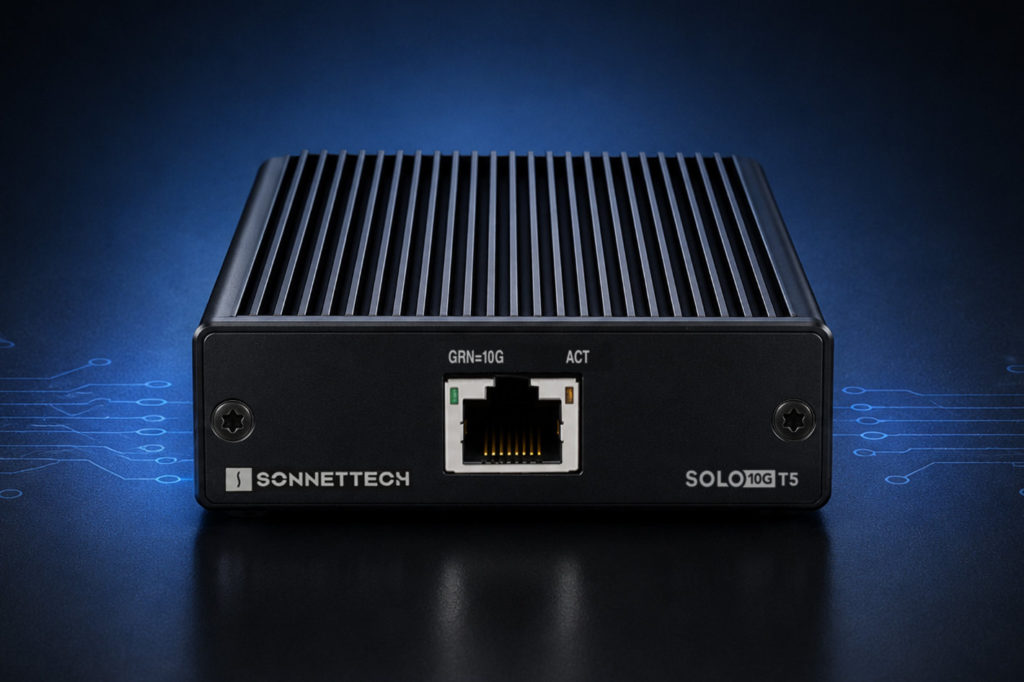 Sonnet Solo10G T5: a 10 Gigabit Ethernet Thunderbolt 5 adapter