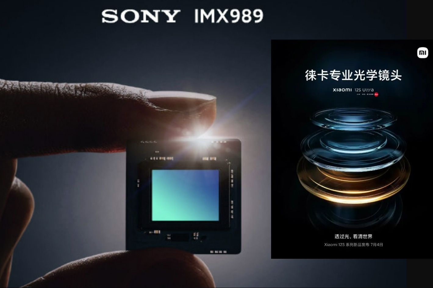 Sony IMX989 a 1-inch type image camera sensor for smartphones