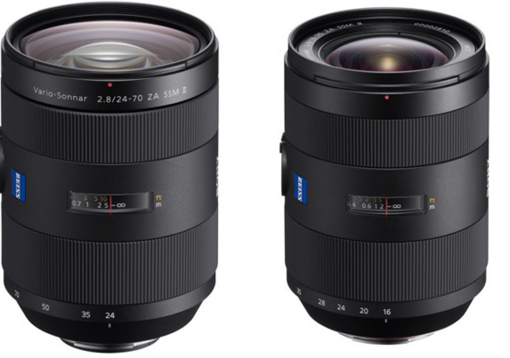 Refined Zeiss Lenses for Sony α A-mount 1