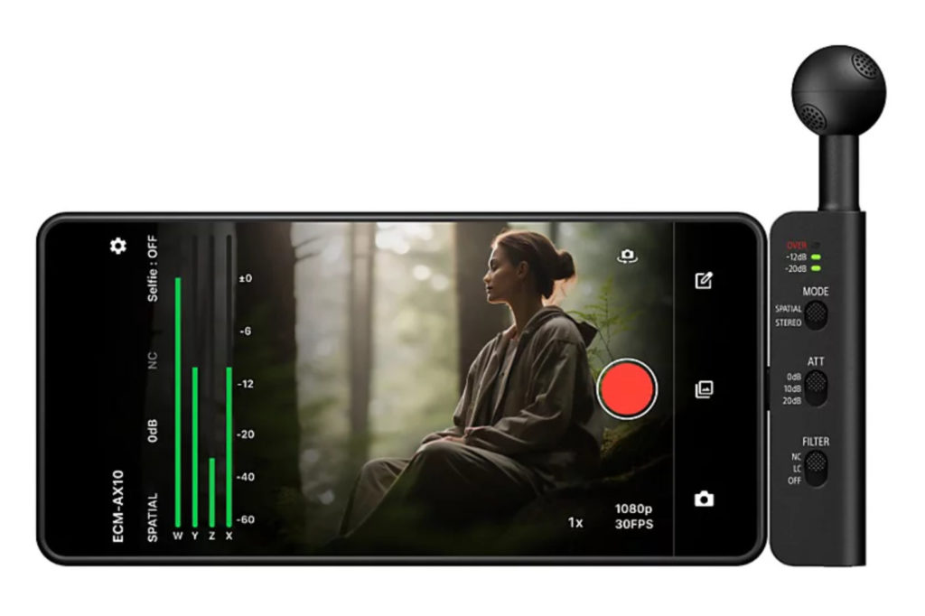 Sony announced two new microphones: ECM-W5 and ECM-AX10