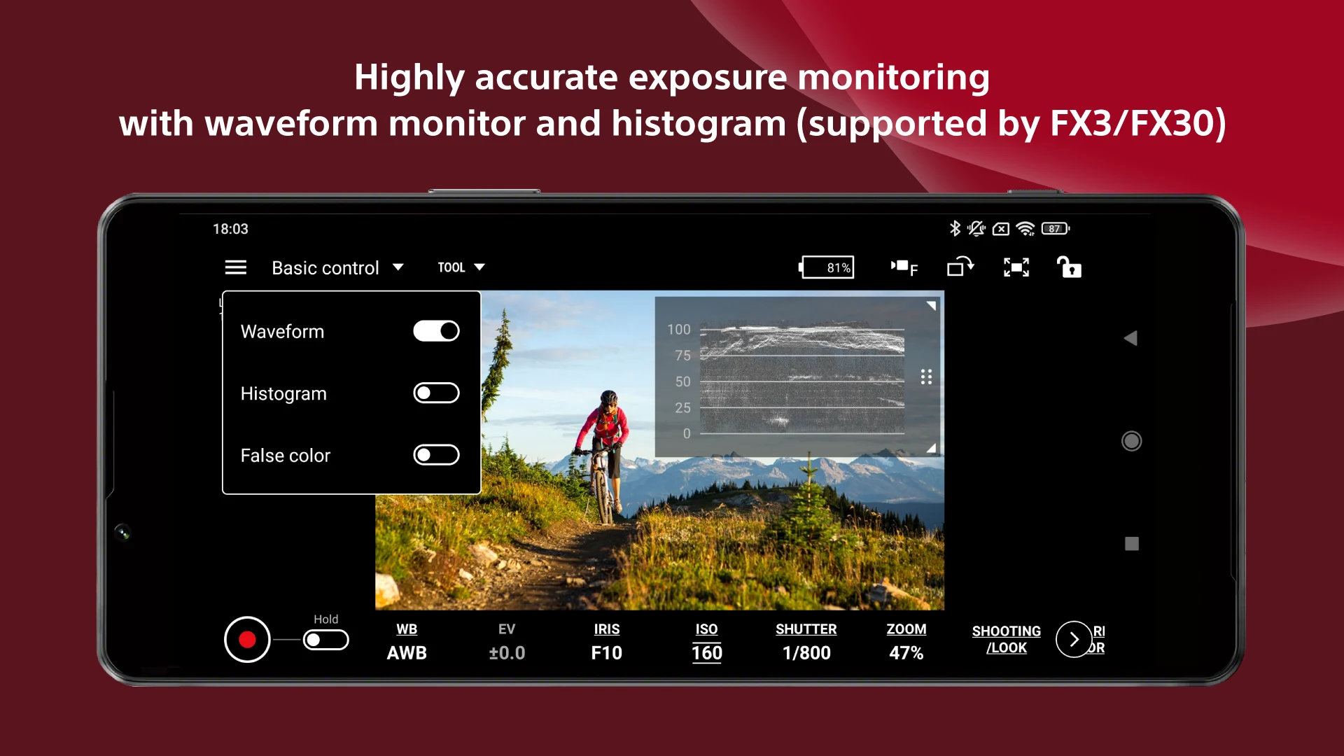 Monitor & Control, a new Sony free app for visual creators