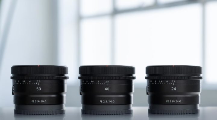 Sony: three new G Lenses to the full frame E-mount line-up